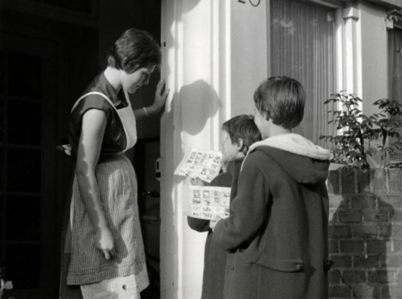 Kinderen langs de deur 1949
